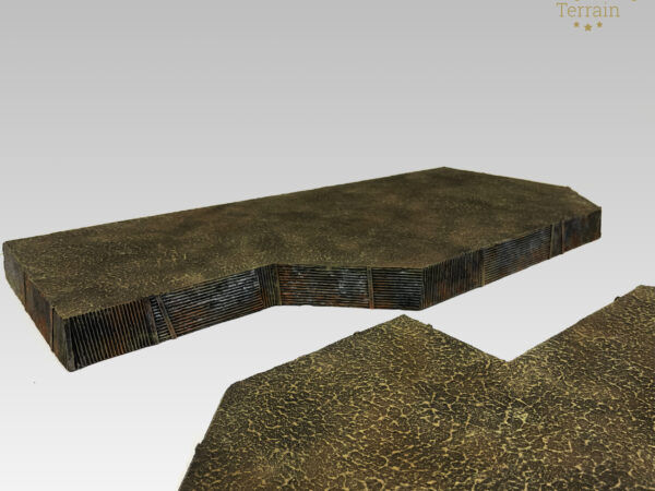 Large scale No Man’s Land battlefield foundation, durable and ready-to-play terrain by HRC Wargaming.