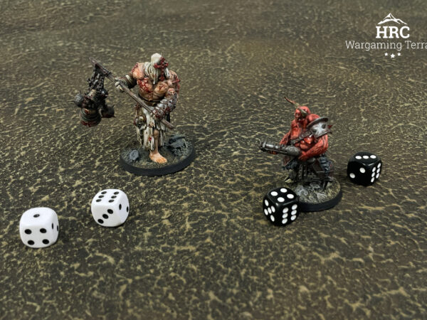 Grimdark battlefield surface compatible with modular trenches and scatter terrain, HRC Wargaming.